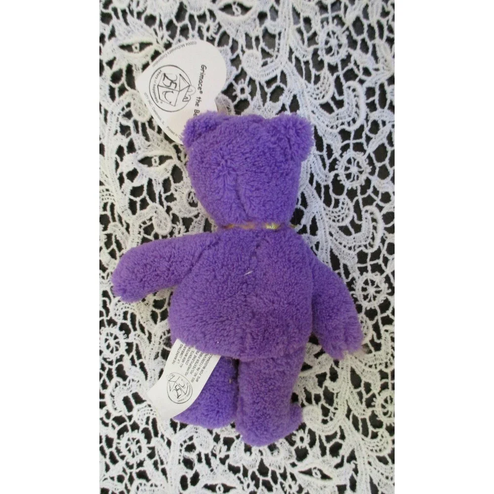 McDonald's Ty Teenie Beanie Grimace The Bear NO BAG